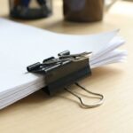 Medium Size Heavy-Duty Black Binder Clips Set (32 mm, 12 Pc) - Image 3