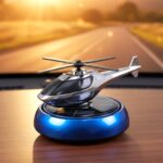 Solar Helicopter Car Dashboard Air Freshener