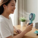 Rechargeable Portable Handheld Mini Fan (1 Pc) - Image 3
