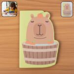 Cute Animal Shape Kids Study Notebook, Diary (1 Pc)