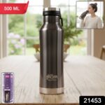Supermom 500 ML Stainless Steel Insulated Hydro Water Bottle, Vacuum Flask - Image 2
