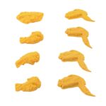 Cute Chicken Wing & Leg Erasers for Kids & Students (8 Pc Set) - Image 6