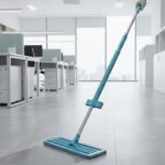 Flat Floor Cleaning Mop with Long Handle (1 Pc) - Image 3