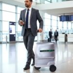 Electric Ride-On Scooter Travel Bag with Foldable Trolley (1 Pc) - Image 4