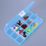 15-Grid Clear Plastic Jewelry Organizer Box with Dividers (1 Pc) - Image 10