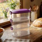 3 Layer Stackable Airtight Food Storage Container Set (1 Set) - Image 4