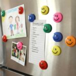 Colorful Smiley Face Magnetic Buttons Set (12 Pc Set) - Image 3