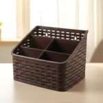 5 Compartment Multipurpose Desk Organizer Basket (1 Pc) - Image 6