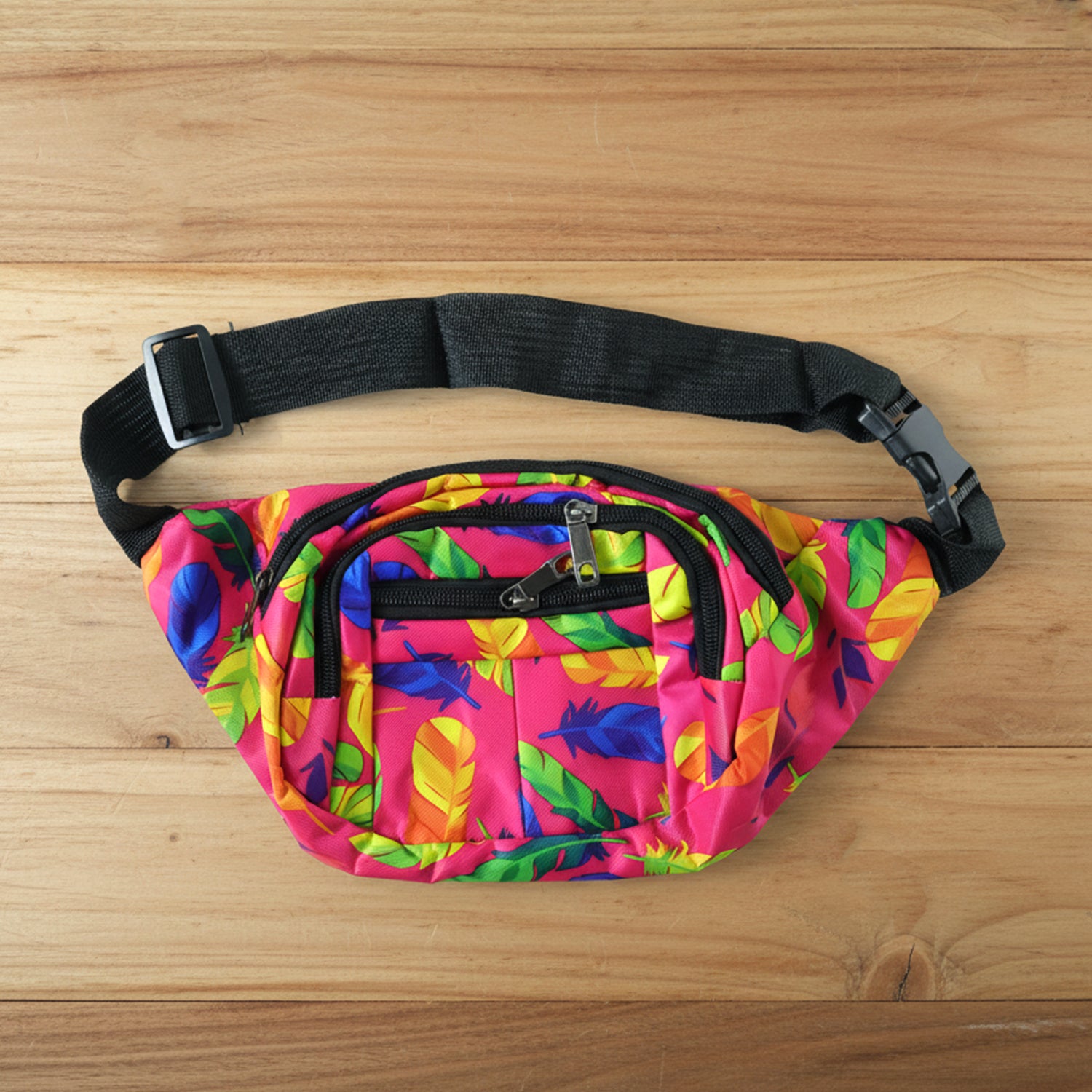 Stylish Printed Waist Bag with Adjustable Strap