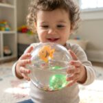 Light-Up Transparent Bouncy Ball – Impact-Activated LED Flashing Sensory Toy (1 Pc) - Image 3