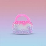 Silicone Pop It Coin Purse with Zipper and Handle (1 Pc) - Image 7