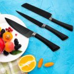 6 Pcs Professional Kitchen Knife Set with Non-Slip Handle, Peeler & Scissor - Image 4