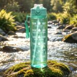 Motivational Water Bottle with Time Marker and Flip Top Lid (1000 ML) - Image 8