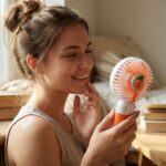 Rechargeable Mini Handheld Fan (1 Pc) - Image 3