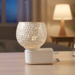 Premium Kapoor Dani Plug-In Star Cut Glass Aroma Diffuser Night Lamp (1 Pc) - Image 7