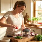 Compact Manual Hand-Press Vegetable Chopper (1 Pc) - Image 3