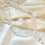 Luxury Crystal and Pearl Beaded Curtain Tieback (1 Pc) - Image 4