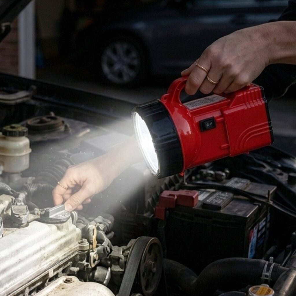 OMEGA 35W High Power Rechargeable LED Emergency Laser Light