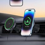 Magnetic Phone Mount Wireless Charger | Music Reactive Lights (1 Set) - Image 3