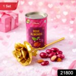 Golden Rose with Almonds chocolate Gift Set (1 Set) - Image 2