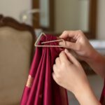 Premium Golden Crystal Triangle Saree Safety Pin Brooch (1 Pc) - Image 3