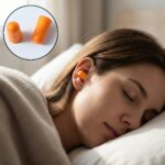 Soft Foam Noise Reduction Ear Plugs with Storage Case (4 Pair / 8 Pcs) - Image 3
