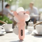 Hand Press Mini Portable Cartoon Fan Toy (1 PC, Mix Color & Design) - Image 7