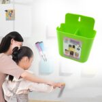 2-Section Multipurpose Wall Holder – Mobile, Remote & Makeup Brush Storage (1 Pc) - Image 8