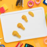 Cute Chicken Wing & Leg Erasers for Kids & Students (8 Pc Set) - Image 9