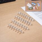 Set of 30 Transparent Crystal Head Push Pins