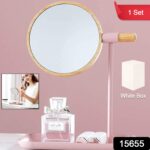 Modern Round Tabletop Makeup Mirror (1 Set) - Image 2
