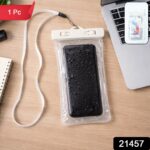 White Waterproof Phone Pouch Bag, Mobile cover (1 Pc) - Image 2