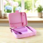 Smart Leak Proof Lunch Box with 3 Compartments and Spoon Set (1 Set) - Image 9