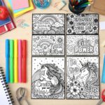 Creative Kids Coloring and Activity Poster Set