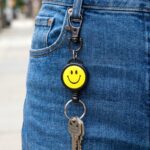 Smiley Face Retractable Keychain (1 Pc) - Image 3