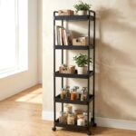 5 Layer Multipurpose Rolling Storage Rack (1 Pc) - Image 3
