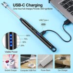 Long Flexible USB Rechargeable Electric Arc Lighter – Windproof, Flameless Plasma - Image 8