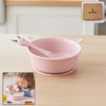 Premium Kids Feeding Bowl with Cute Spoon Set