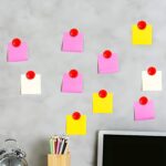 Red Board Magnets Circular Plastic Buttons (1 Pc) - Image 6