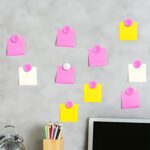 Pink Board Magnets Circular Plastic Buttons (1 Pc) - Image 6