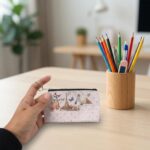 Small Paris Print Zipper Coin & Stationery Pouch (1 Pc) - Image 7