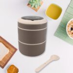 Ganesh Stack 2-Layer Stainless Steel Leak-Proof Lunch Box for Office, School, Picnic - Image 9