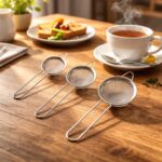 Stainless Steel Tea Strainer 3 Piece Set