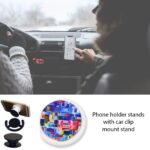 Fashion design mobile phone holder smart phone bracket, Phone Stand & car mount flowers pasley - Image 4