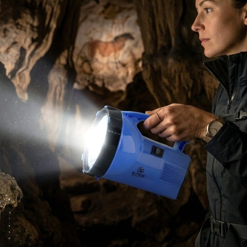 OMEGA 35W Rechargeable LED Laser Torch Light