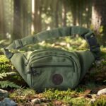 Stylish Multi-Pocket Black Waist Bag / Fanny Pack (1 Pc / Mix Design) - Image 8