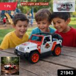 Kids Dinosaur Hunter Off-Road Friction Powered Toy Jeep Car (1 Pc) - Image 2