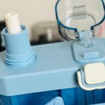 2in1 Dual Compartment Water Bottle with Straw & Adjustable Shoulder Straps (1 Pc/Multi color) - Image 8