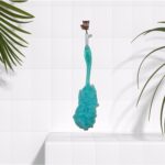 Loofah Back Scrubber with Long Handle, Soft Nylon Mesh Bath Brush (45 Cm) - Image 7