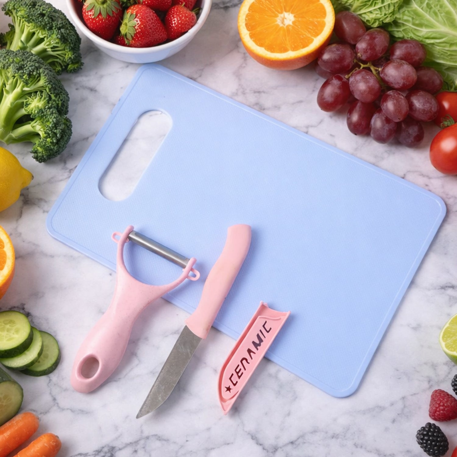 3 in 1 Multipurpose Kitchen Cutting Board Set